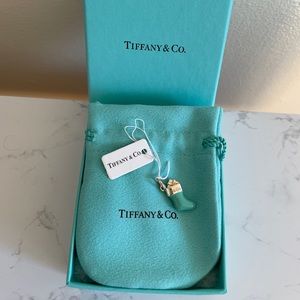 Tiffany & Co. Blue Enamel Stocking Charm